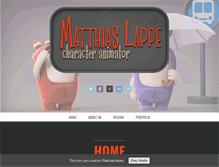 Tablet Screenshot of matthiaslappe.com
